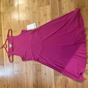 Athleta Pink Sleeveless Dress NWT sz small Santorini Thera dress